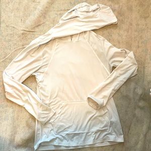 WHITE MARIKA LONG SLEEVE ACTIVE SHIRT (M)